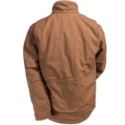 Carhartt Coats: Men's Brown 102182 211 FR Full Swing Quick Duck Coat -Outlet Vestucia Store carhartt 102182 211 4