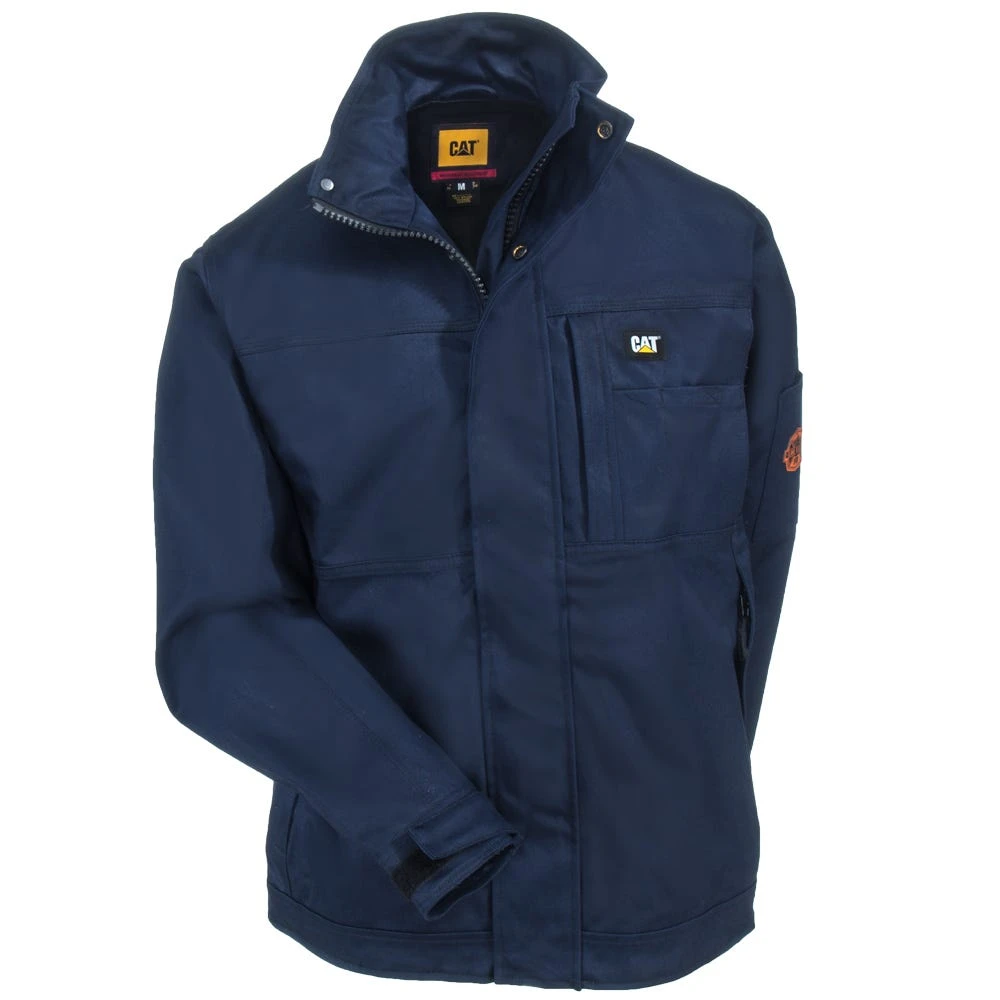 CAT Apparel Jackets: Men's 1310012 57E Navy Flame-Resistant Heavyweight Insulated Jacket 3 CAT Apparel Jackets: Men's 1310012 57E Navy Flame-Resistant Heavyweight Insulated Jacket