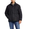 Ariat Work FR Jackets: Men's 10024028 Black FR Workhorse Waterproof Jacket -Outlet Vestucia Store f16 mns work sullivan 10024028 front
