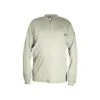 MCR Safety: Men's H1T Tan Flame Resistant (FR) Long Sleeve Henley Shirt -Outlet Vestucia Store h1tedit