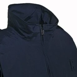 Horace Small Jackets: Mens Nylon Waterproof Lined Jacket HS3350 -Outlet Vestucia Store hs3350 blk theforcecdu 01