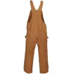 Carhartt Overalls: Men's R37 BRN Brown Double Knee Duck Bib Overalls -Outlet Vestucia Store image 46088