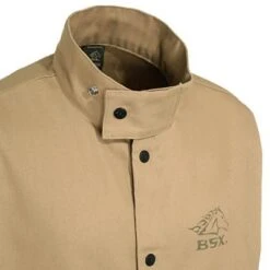 Black Stallion Jackets: Men's BXTN9C Flame-Resistant Tan Welding Jacket -Outlet Vestucia Store image 47868