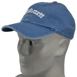 Carhartt Hats: Blue Cotton Twill Classic Baseball Cap A241DBL -Outlet Vestucia Store image 51053