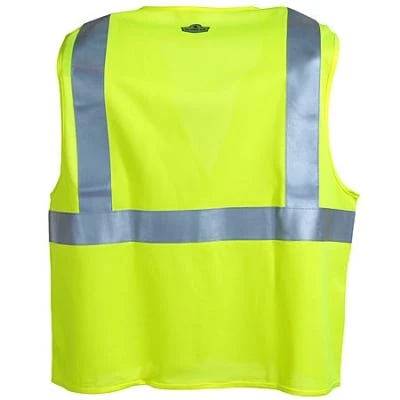 Ergodyne Vest: Class 2 Lime Solid Fabric Vest 8225 HL 4 Ergodyne Vest: Class 2 Lime Solid Fabric Vest 8225 HL - Image 2