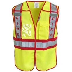 OccuNomix Vests: Hi-Visibility Public Safety Fire Vest LUX PSF