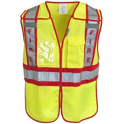 OccuNomix Vests: Hi-Visibility Public Safety Fire Vest LUX PSF 3 OccuNomix Vests: Hi-Visibility Public Safety Fire Vest LUX PSF