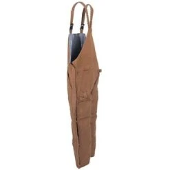 Bulwark Overalls: Men's BLN4 BD Flame-Resistant Insulated Brown Duck Overalls -Outlet Vestucia Store image 72736