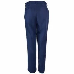 Bulwark Pants: Men's Navy Blue PLW2 NV Twill Flame-Resistant Work Pants
