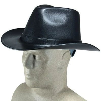 Vulcan Hats: Black Cowboy Adjustable Hard Hat VCB 100 06 3 Vulcan Hats: Black Cowboy Adjustable Hard Hat VCB 100 06