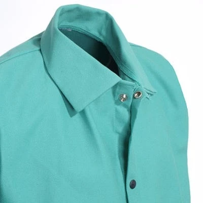 Revco Coats: Men's F2 30 C Flame-Resistant Green Welding Coat 6 Revco Coats: Men's F2 30 C Flame-Resistant Green Welding Coat - Image 4