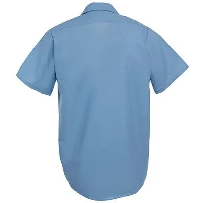 Red Kap Shirts: Men's SP24 LB Light Blue Industrial Uniform Work Shirt 4 Red Kap Shirts: Men's SP24 LB Light Blue Industrial Uniform Work Shirt - Image 2