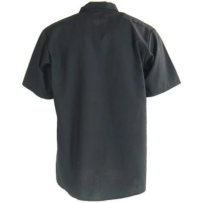 Red Kap Shirts: Men's SP24 BK Black Industrial Short-Sleeve Poplin Work Shirt 4 Red Kap Shirts: Men's SP24 BK Black Industrial Short-Sleeve Poplin Work Shirt - Image 2