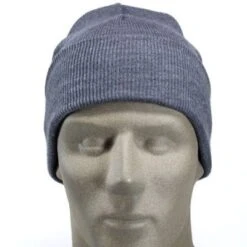 Port And Company Caps: CP90 GRY Acrylic Knit Cap Gray 5 Port And Company Caps: CP90 GRY Acrylic Knit Cap Gray -Outlet Vestucia Store image 89425