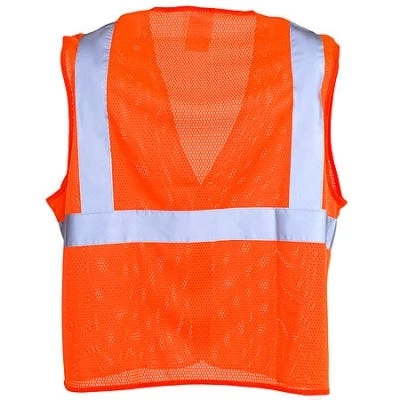 Ergodyne Vests: GloWear Orange High Visibility Vest 8205HL ORG 4 Ergodyne Vests: GloWear Orange High Visibility Vest 8205HL ORG - Image 2