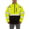 Tingley Jackets: Men's J26322 Fluorescent Yellow Black Optix Pull Over Hooded Waterproof Jacket -Outlet Vestucia Store j26322 a 2400x