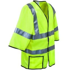 Occunomix Vests: High Visibility Yellow Mesh Safety Vest LUX HSCOOL3 YEL -Outlet Vestucia Store lux hscool3 grn occuluxr 01
