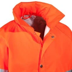 Occunomix Jackets: Men's Hi Vis Orange Waterproof Rain Jacket LUX TJR ORG -Outlet Vestucia Store lux tjrorg occuluxcd 01