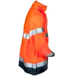 Occunomix Jackets: Men's Hi Vis Orange Waterproof Rain Jacket LUX TJR ORG -Outlet Vestucia Store lux tjrorg occuluxr 01