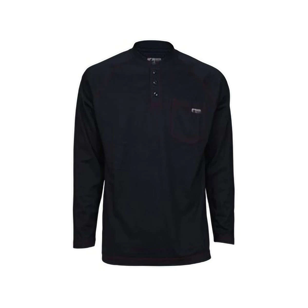 MCR Safety: Men's H1N Navy Flame Resistant (FR) Long Sleeve Henley Shirt 3 MCR Safety: Men's H1N Navy Flame Resistant (FR) Long Sleeve Henley Shirt