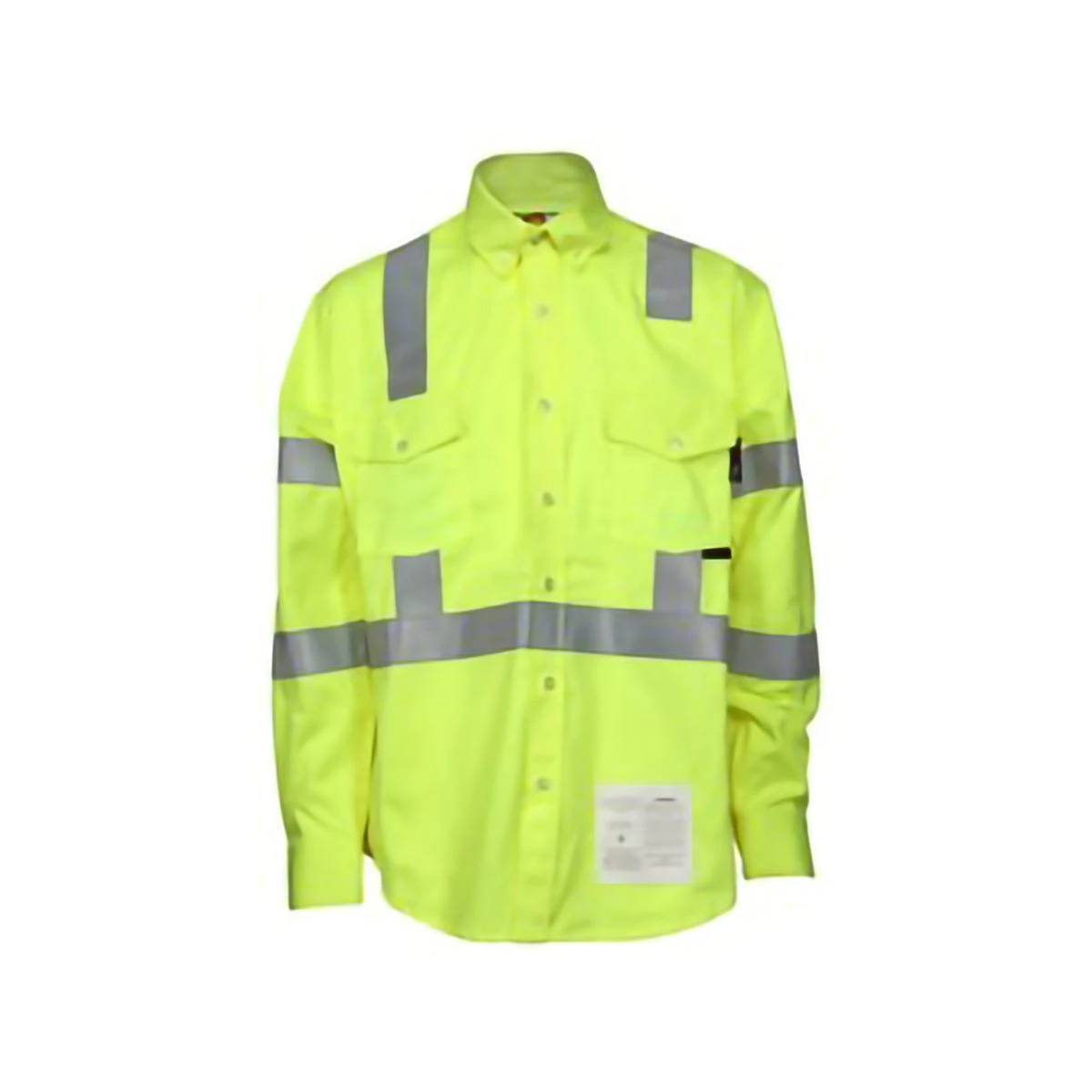 MCR Safety: Men's S1CL3L Fluorescent Lime Flame Resistant Work Shirt Class 3 Hi-Visibility Protection 3 MCR Safety: Men's S1CL3L Fluorescent Lime Flame Resistant Work Shirt Class 3 Hi-Visibility Protection