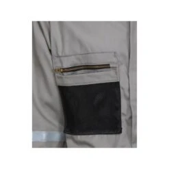 MCR Safety Coveralls: Men's SBC2011 Gray Summit Breeze FR Long Sleeve Coveralls -Outlet Vestucia Store mcr sbc2011 detail4 xhiresedit