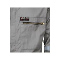 MCR Safety Coveralls: Men's SBC2011 Gray Summit Breeze FR Long Sleeve Coveralls -Outlet Vestucia Store mcr sbc2011 detail5 xhiresedit