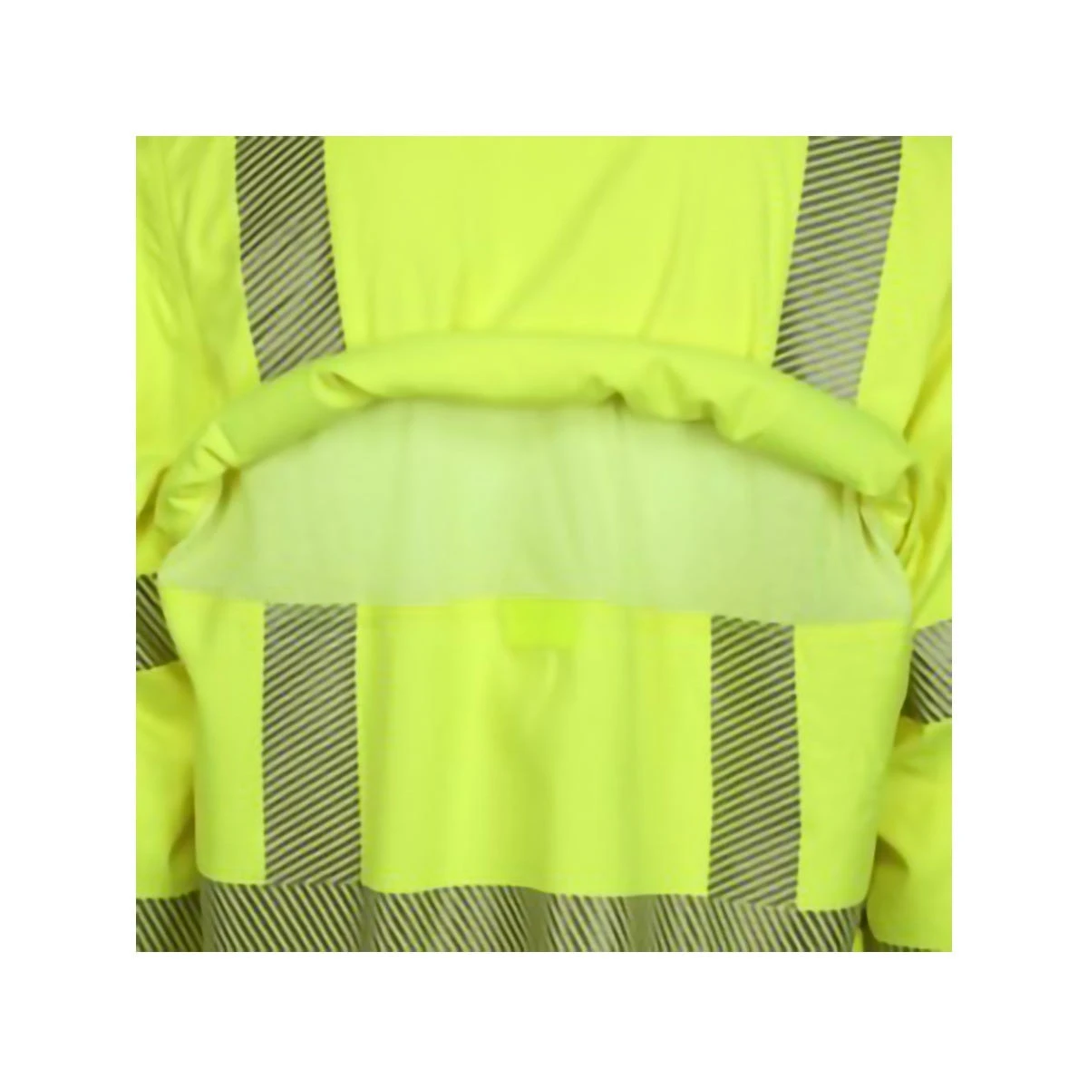 MCR Safety Shirts: Men's SBS1027 Lime FR Summit Breeze Hi Vis Long Sleeve Button Down Shirt 5 MCR Safety Shirts: Men's SBS1027 Lime FR Summit Breeze Hi Vis Long Sleeve Button Down Shirt - Image 3