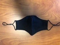 Mask: MK-CFM2 Black Fabric Reusable Double Layer Face Mask -Outlet Vestucia Store mk cfm2 5t