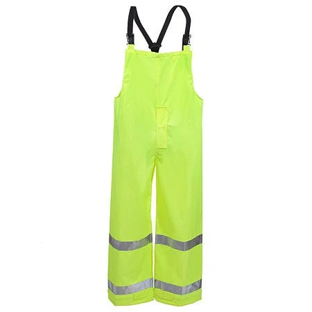 Tingley Overalls: Men's Lime High-Visibility O23122 Rubber Overalls 5 Tingley Overalls: Men's Lime High-Visibility O23122 Rubber Overalls - Image 3