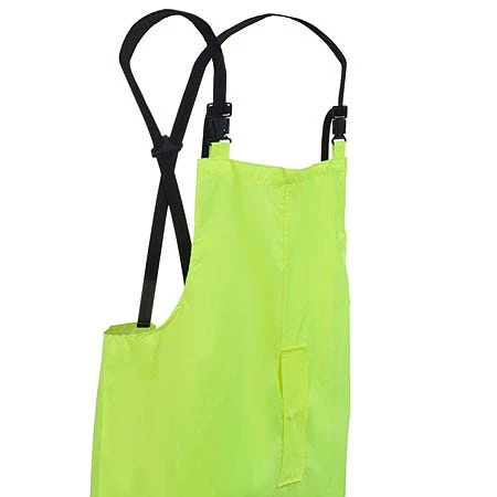 Tingley Overalls: Men's Lime High-Visibility O23122 Rubber Overalls 6 Tingley Overalls: Men's Lime High-Visibility O23122 Rubber Overalls - Image 4