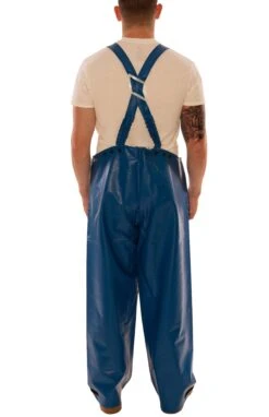 Tingley Overalls: Men's O44041 Blue Eclipse Flame Resistant PVC Overalls