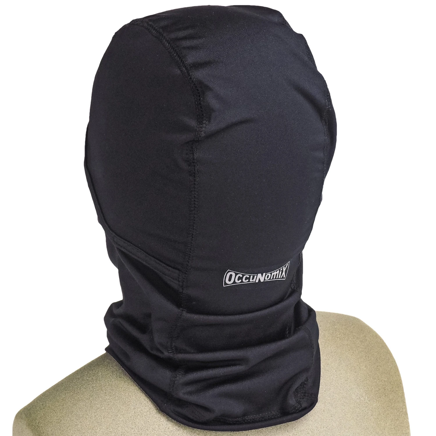 Occunomix Hats: SS260 Black Moisture-Wicking Hinged Balaclava 3 Occunomix Hats: SS260 Black Moisture-Wicking Hinged Balaclava