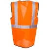 Occunomix Vests: Men's ECO-G Orange Class 2 High Visibility Safety Vest 2 Occunomix Vests: Men's ECO-G Orange Class 2 High Visibility Safety Vest -Outlet Vestucia Store occunomix eco gorg b 01
