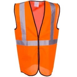 Occunomix Vests: Men's ECO-G Orange Class 2 High Visibility Safety Vest -Outlet Vestucia Store occunomix eco gorg f 01