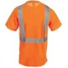 Occunomix Shirts: Men's Orange High Visibility LUX SSETP2 O Moisture Wicking Shirt -Outlet Vestucia Store occunomix lux ssetp2 org b 01