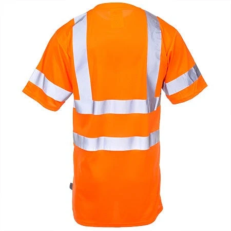 Occunomix Shirts: Hi Vis LUX SSETP3B OR Men's Orange Reflective Shirt 3 Occunomix Shirts: Hi Vis LUX SSETP3B OR Men's Orange Reflective Shirt