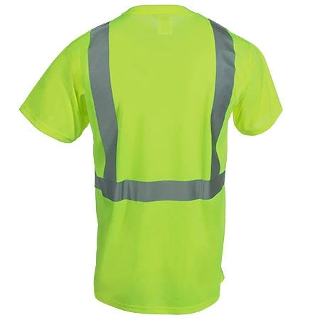 Occunomix Shirts: Men's Yellow LUX SSETPBK Y Hi Vis Black Bottom Work Shirt 3 Occunomix Shirts: Men's Yellow LUX SSETPBK Y Hi Vis Black Bottom Work Shirt