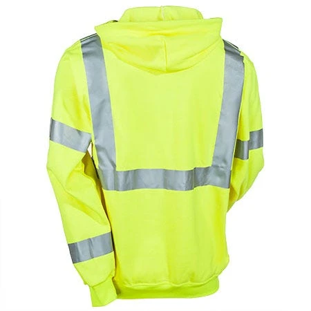 Occunomix Sweatshirts: Men's LUX SWT3FR Flame Resistant Hi Vis Sweatshirt 3 Occunomix Sweatshirts: Men's LUX SWT3FR Flame Resistant Hi Vis Sweatshirt