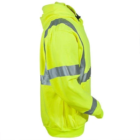 Occunomix Sweatshirts: Men's LUX SWT3FR Flame Resistant Hi Vis Sweatshirt 7 Occunomix Sweatshirts: Men's LUX SWT3FR Flame Resistant Hi Vis Sweatshirt - Image 5