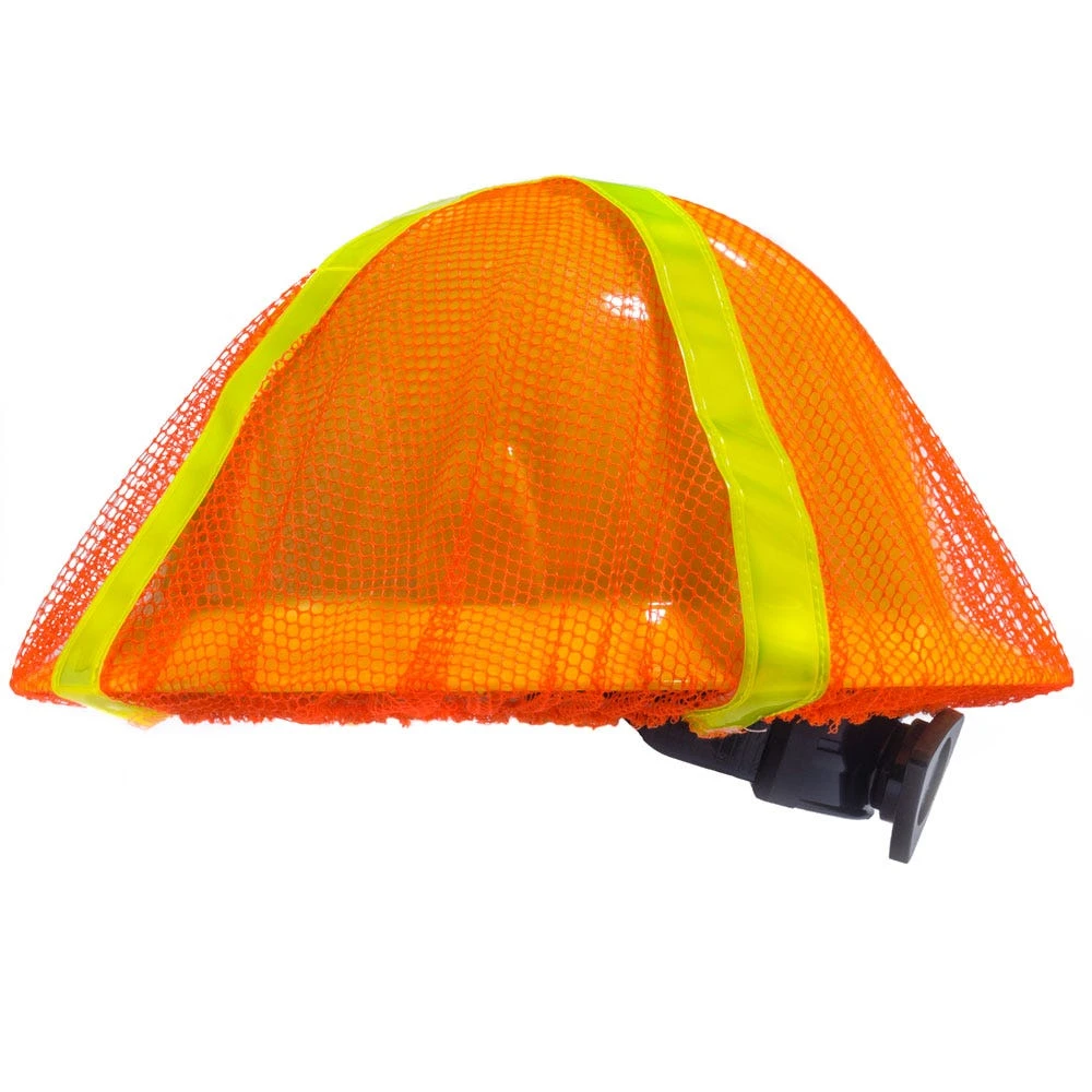 Occunomix Hat Covers: V896 FB O Hi-Vis Orange Full Brim Hard Hat Cover 4 Occunomix Hat Covers: V896 FB O Hi-Vis Orange Full Brim Hard Hat Cover - Image 2