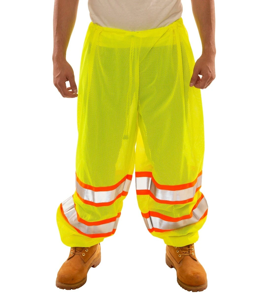 Tingley Pants: Unisex P70032 Yellow Orange Job Sight Two Tone Mesh Pants 4 Tingley Pants: Unisex P70032 Yellow Orange Job Sight Two Tone Mesh Pants - Image 2