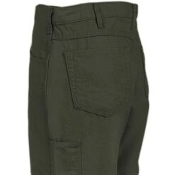 Carhartt Jeans: Men's Moss Flame Resistant Loose Fit Canvas Jeans FRB159 MOS -Outlet Vestucia Store picture 003