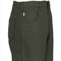 Carhartt Jeans: Men's Moss Flame Resistant Loose Fit Canvas Jeans FRB159 MOS -Outlet Vestucia Store picture 004