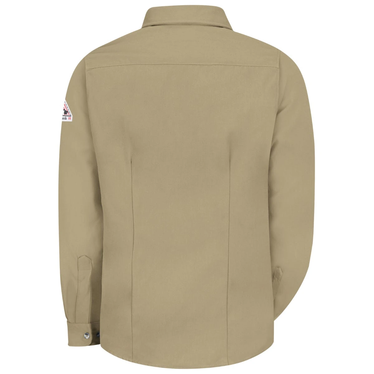 Bulwark Shirt: Women's SMU3 Khaki KHB Flame-Resistant Dress Uniform Shirt 4 Bulwark Shirt: Women's SMU3 Khaki KHB Flame-Resistant Dress Uniform Shirt - Image 2