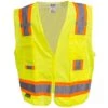 Radians Vests: Green Hi Vis SV6G Two Tone Surveyor Type R Class 2 Safety Vest -Outlet Vestucia Store radians sv6g 1