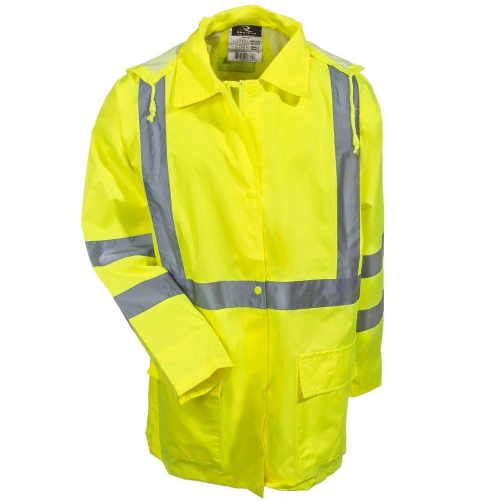 Radians Jackets: Unisex RW10 3S1Y High Visibility Green Waterproof Jacket 5 Radians Jackets: Unisex RW10 3S1Y High Visibility Green Waterproof Jacket - Image 3
