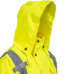 Radians Jackets: Unisex RW30 3Z1Y Hi Vis ANSI Class 3 Hooded Rain Jacket -Outlet Vestucia Store radwear rw30 3z1y h 01