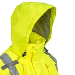 Radians Jackets: Unisex Hi Vis RW32 3Z1Y Green ANSI Class 3 Rain Jacket -Outlet Vestucia Store radwear rw32 3z1y h 01