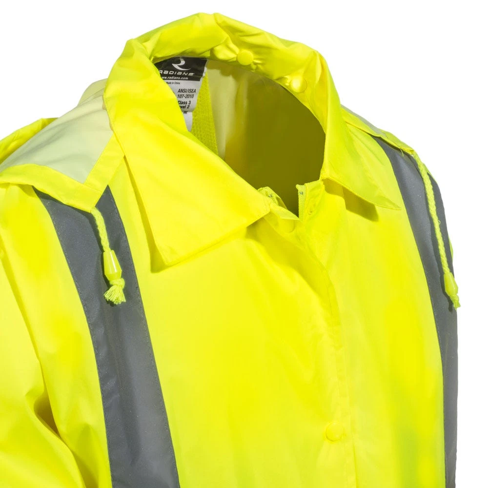 Radians Jackets: Unisex RW10 3S1Y High Visibility Green Waterproof Jacket 3 Radians Jackets: Unisex RW10 3S1Y High Visibility Green Waterproof Jacket